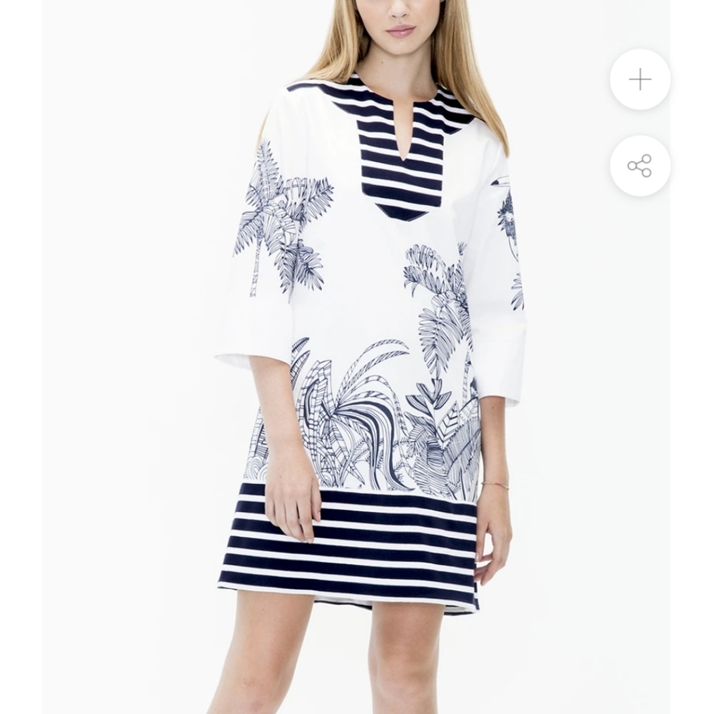 Vilagallo Clarissa Tunic Dress Size M New with Tags